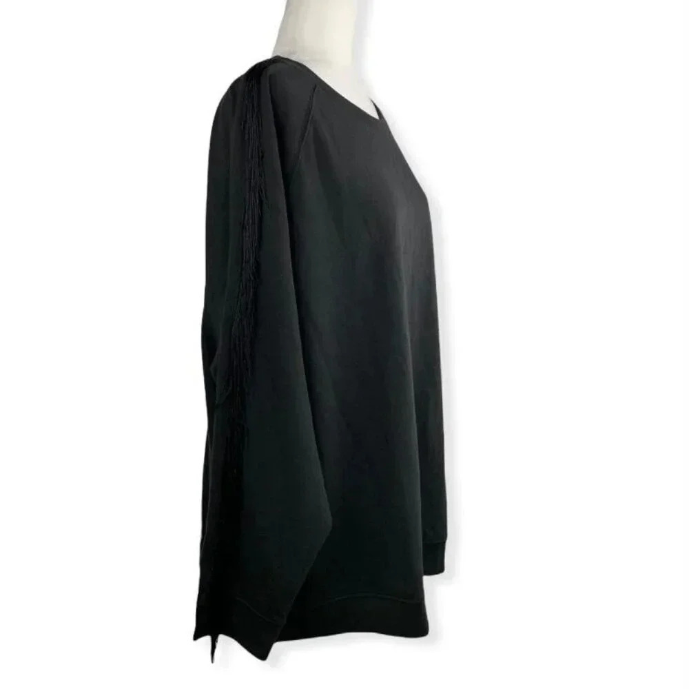 Levi's Fringed-Trim Crewneck Sweatshirt - Picture 3 of 11